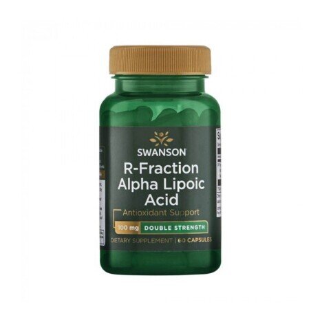 R-Fraction Alpha Lipoic Acid 100mg 60 Capsule Swanson